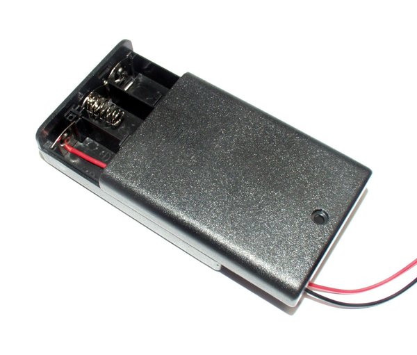 Batteriehalter, 3xAA mit Ein/Aus-Schalter, BC331
