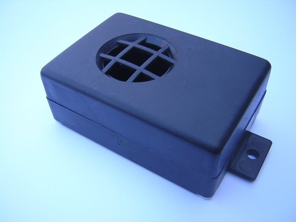 Kunststoffgehäuse für Durchgangsprüfer 72 x 50 x 28 mm, schwarz, GO20-REC