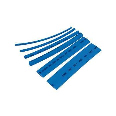 Schrumpfschlauch-Sortiment 100-teilig blau in Sortimentstüte, Best. Nr. SS206939